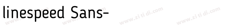 linespeed Sans字体转换